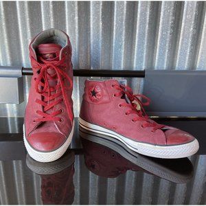 Converse All Star Red Hi Top Chuck Taylor Sneaker… - image 1